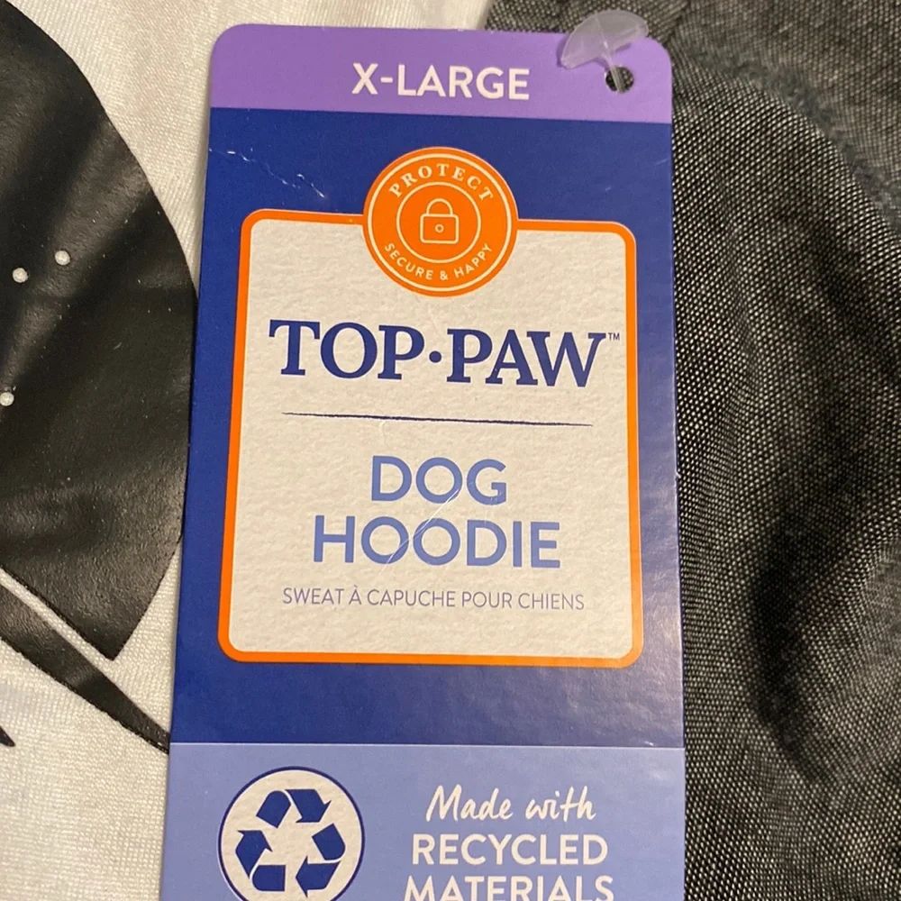 Top paw‎ dog hoodie and hat set